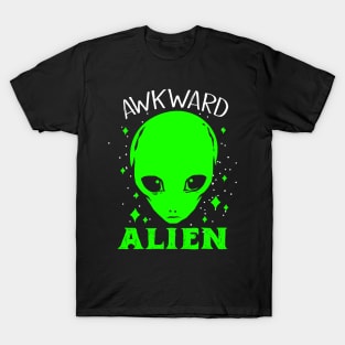 Aliens Awkward Geek Freak Mars  Scifi Solar T-Shirt